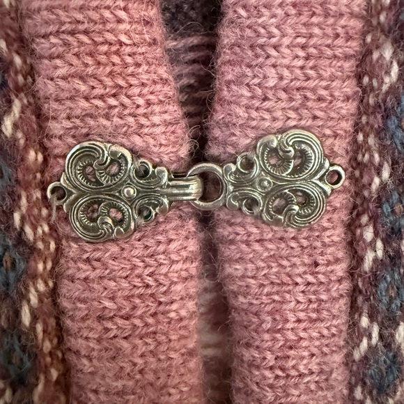 Dale of Norway Wool Cardigan Sweater Women Size M/L Après Ski Snowflake Pattern - Picture 5 of 14